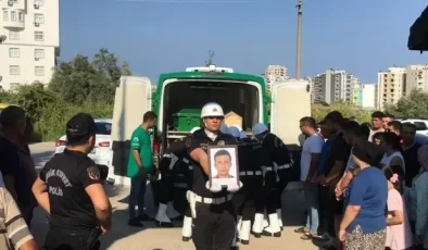 Erdemli’de Şarampole Yuvarlanan Polis Memurunun Cenazesi Defnedildi