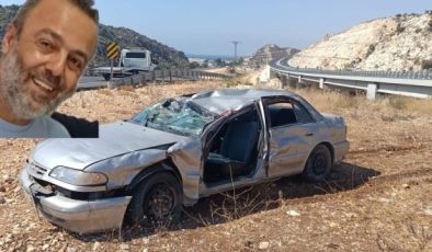 Otomobil Karşı Şeride Geçip Takla Attı, 1 Kişi Hayatını Kaybetti