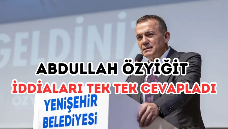 Mersin Yenişehir Belediye Başkanı Özyiğit Net Konuştu