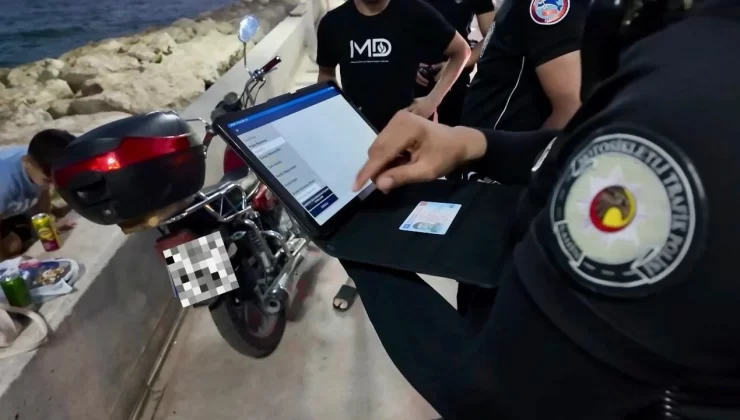 Mersin Sahilinde Motorlu Araç Terörüne Geçit Yok