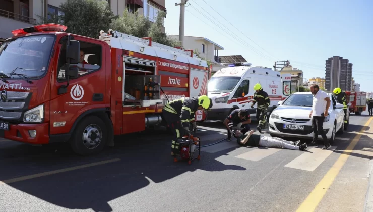 Mersin’de Trafik Güvenliği Tatbikatı