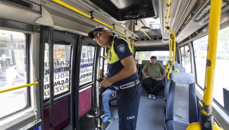 Mersin’de Toplu Taşımada Klima Kontrolü