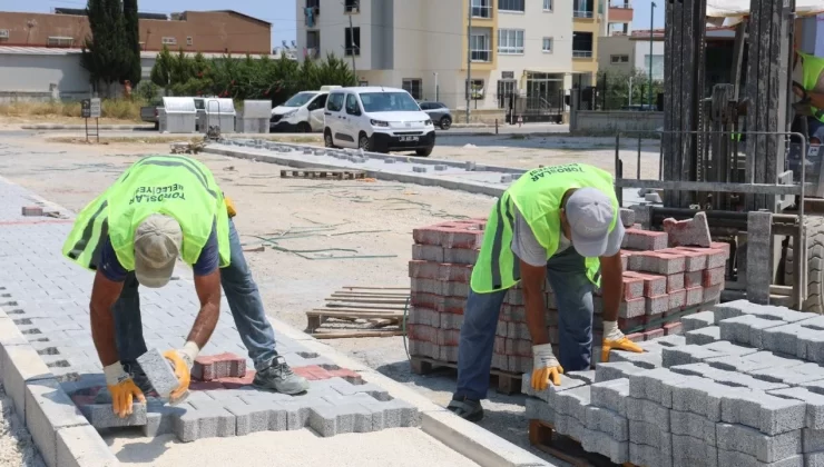 Toroslar’da Yol ve Kaldırım Çalışmaları Hız Kesmiyor