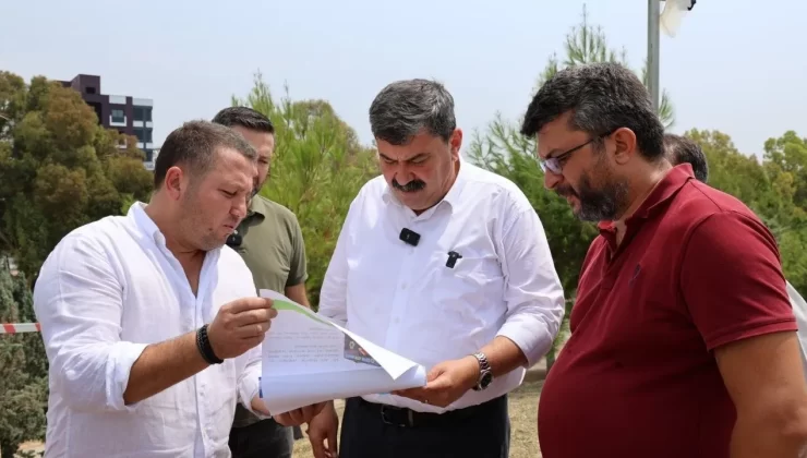Toroslar’da Yeşil Vadi Torospark Cafe Projesinde Çalışmalar Hızlandı