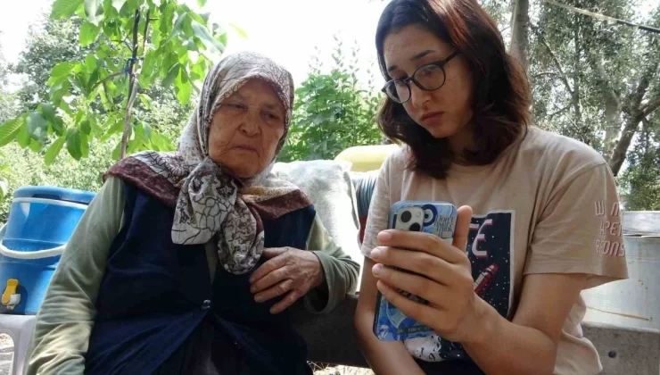 Zübeyde nine, köyünden doktora görüntülü ulaşıp muayene oldu