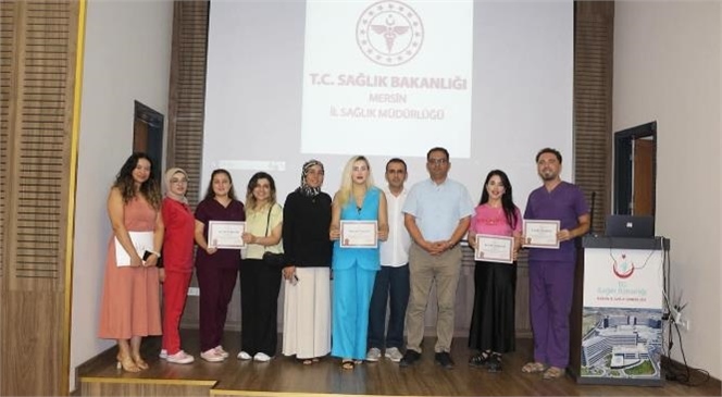 MERSİN’DE SAĞLIK ÇALIŞANLARINA BAŞARI BELGESİ
