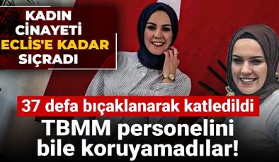 TBMM personelini bile koruyamadılar! 37 defa bıçaklanarak katledildi