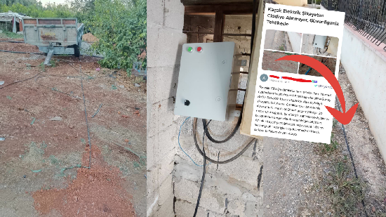 Mersin Pınarbaşı’nda kaçak elektrik iddiası: Mahalleli çocuklar için korkuyor