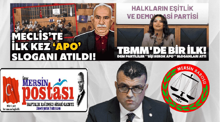 Mersin Baro Başkanın Abdullah Öcalan Sloganlarına Tepki