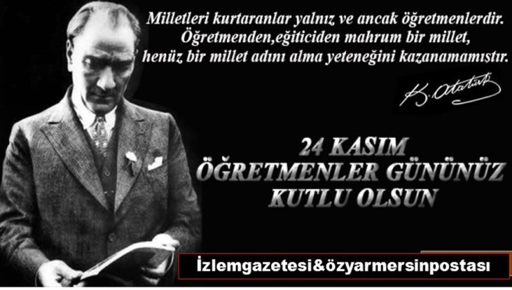 24 kasım öğretmenler günü kutlama mesajı
