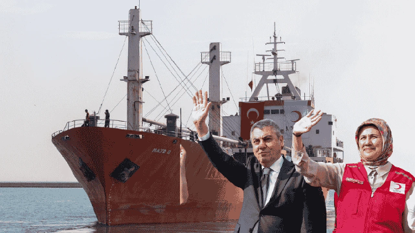 18’inci İyilik Gemisi Mersin’den Gazze’ye Yola Çıktı