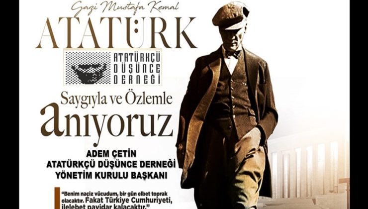 10 KASIM –ulu önder gazi Mustafa kemal ATATÜRK ÜN ÖLÜMÜNÜN 87 YILI ANMA MEAJLARI