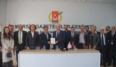 Kuzey Kıbrıs Türk Cumhuriyeti (KKTC) Cumhurbaşkanı Ersin Tatar, Mersin’e gerçekleştirdiği ziyaret kapsamında Mersin Gazeteciler Cemiyeti’ni (MGC) ziyaret ederek medya mensuplarıyla bir araya geldi.