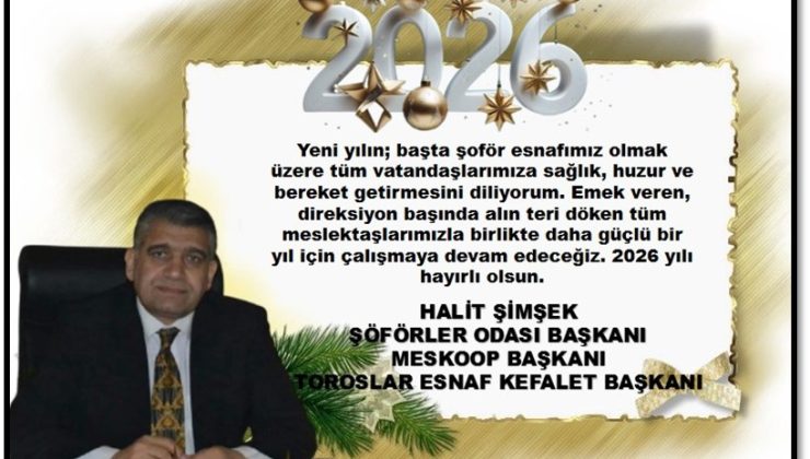 YENİ YIL KUTLAMA MESAJI