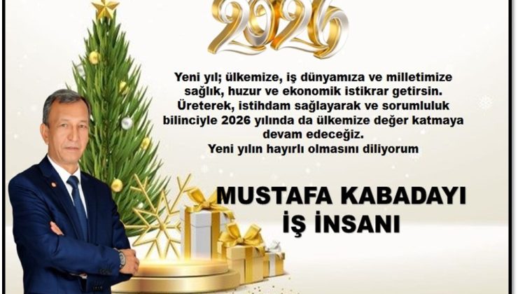 YENİ YIL KUTLAMA MESAJI