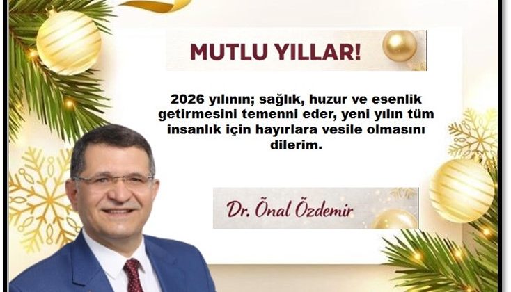 YENİ YIL KUTLAMA MESAJI
