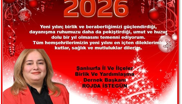 YENİ YIL KUTLAMA MESAJI