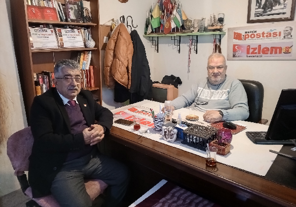 CUMHURİYET HALK PARTİSİ TOROSLAR MECLİS ÜYESİ SÜLEYMAN ERDOĞAN GAZETEMİZİ ZİYARET ETTİ