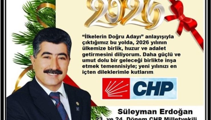 YENİ YIL KUTLAMA MESAJI