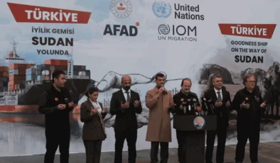 İyilik Gemisi Mersin’den Sudan’a Uğurlandı