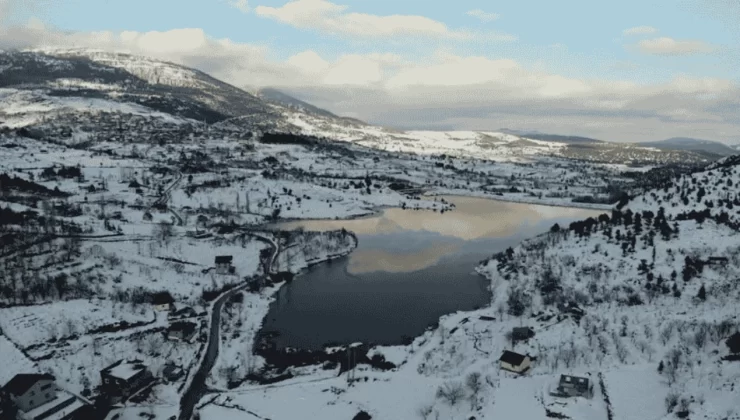 Mersin’in Yüksek Kesimleri Kar boğazı ve Arslan köy Beyaza Büründü