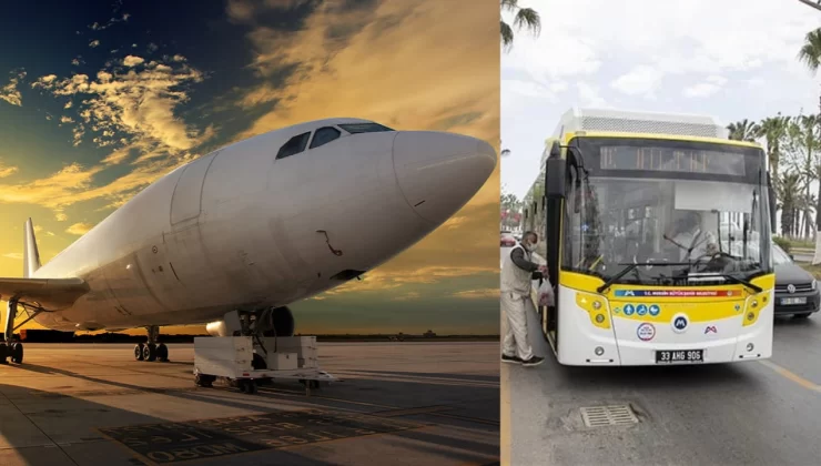 Mersinliler havalimanına otobüs seferleri istiyor