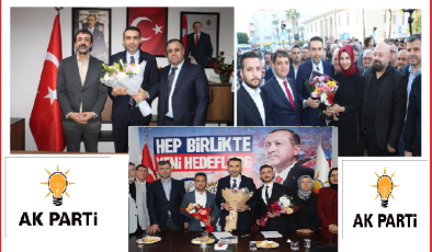 AK Parti Akdeniz, Tarsus ve Mut İlçe Başkanlıklarında Devir-Teslim Gerçekleştirildi