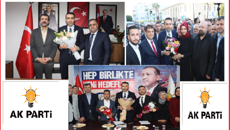 AK Parti Akdeniz, Tarsus ve Mut İlçe Başkanlıklarında Devir-Teslim Gerçekleştirildi