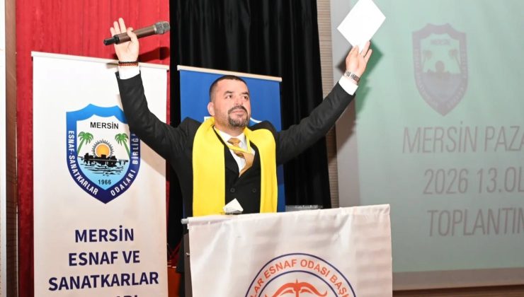Mersin Pazarcılar Odası’nda seçim tamamlandı: Abdulhalim Batur yeniden başkan