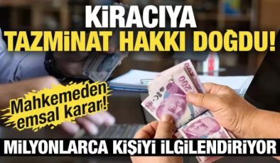 Kiracıya tazminat hakkı doğdu! Milyonlarca kişiyi ilgilendiriyor