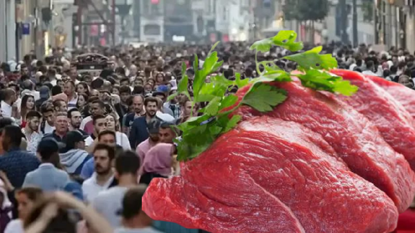 Asgari ücretlinin sofrasından 22 kilogram et eksildi