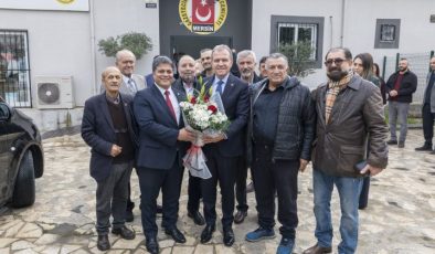 BAŞKAN SEÇER’DEN MERSİN GAZETECİLER CEMİYETİ’NE ZİYARET