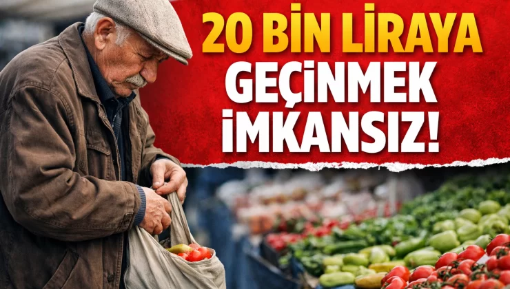 Geçim derdi emekliyi vurdu: “Bu maaşla yaşanmaz”