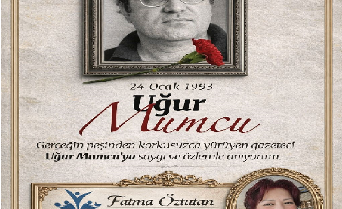 Tarsus’ta Uğur Mumcu Unutulmadı: “Kalemi Hiçbir Güce Teslim Etmedi”