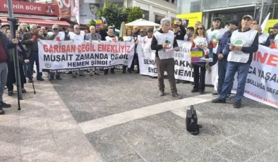 Mersin’de Emeklilerden 20 Bin Lira Seyyanen Zam Talebi