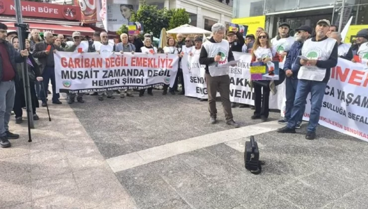 Mersin’de Emeklilerden 20 Bin Lira Seyyanen Zam Talebi