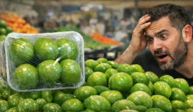 Bu fiyat görülmedi! Yeşil erik Mersin’de altınla yarışıyor