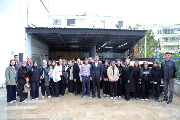 DAHİ Mersin ile öğrenciler tekstil sektörünün mutfağıyla tanıştı