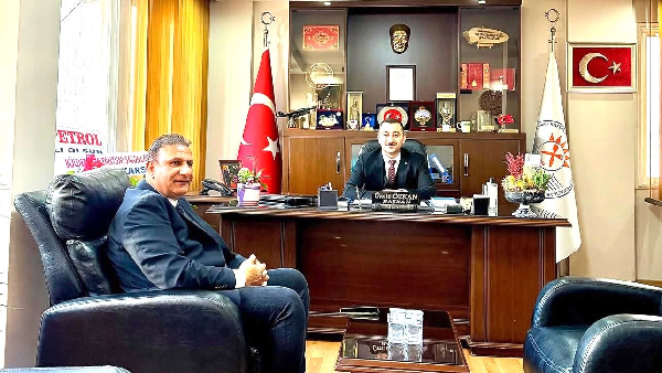 Tüzün Trafo Yönetim Kurulu Başkanı Hasan Tüzün’den Ümit Özkan’a “Hayırlı Olsun” Ziyareti