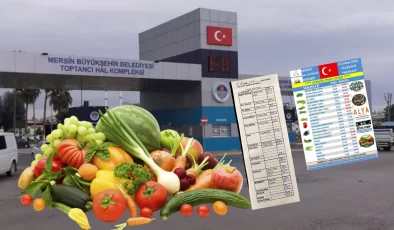 Mersin Hal’de güncel sebze fiyatları açıklandı…Hangi üründe artış, hangisinde düşüş var?