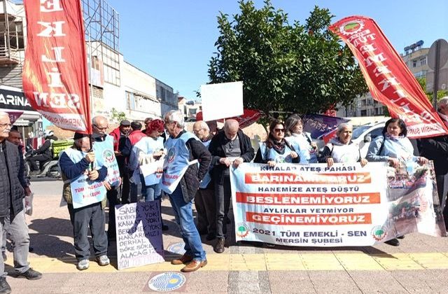 Emeklilerden Mersin’den sert mesaj: “Konut, gelir ve geçim krizi derinleşiyor”