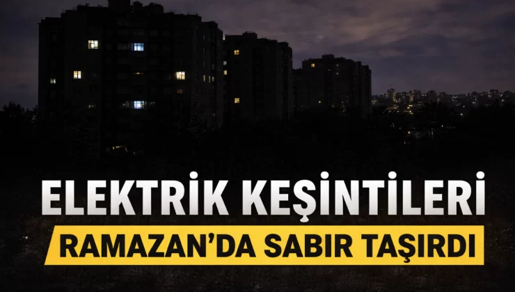Mersin sahurda karanlığa gömüldü! Elektrik kesintileri isyan ettirdi