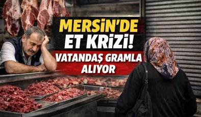 Mersin’de kasaplar isyanda: “Vatandaş vitrine bakıp geçiyor”