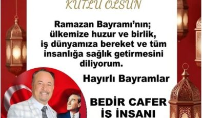 BEDİRCAFER RAMAZAN BAYRAMI MESAJI