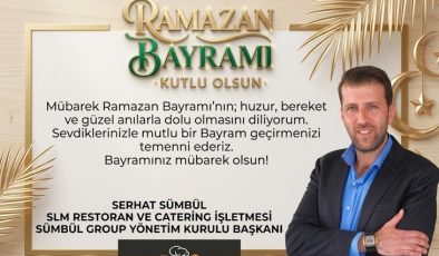 SERHAT SÜMBÜL’den BAYRAM MESAJI