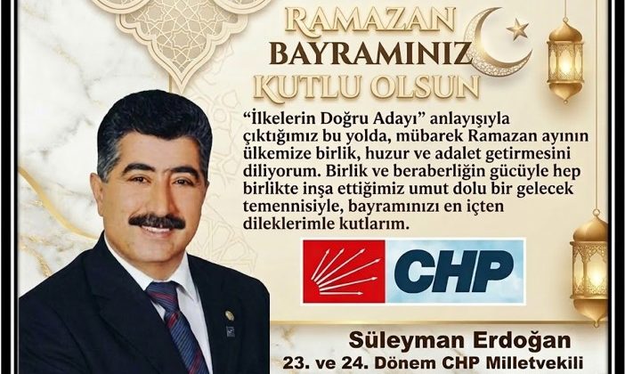 SÜLEYMAN ERDOĞAN’dan BAYRAM MESAJI