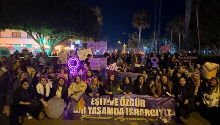 Mersin’de Feminist Gece Yürüyüşü: “Kadınız, İsyandayız, Gece de Bizim!”