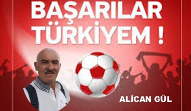 kosava -Türkiye milli maçı başarılar dileme mesajı