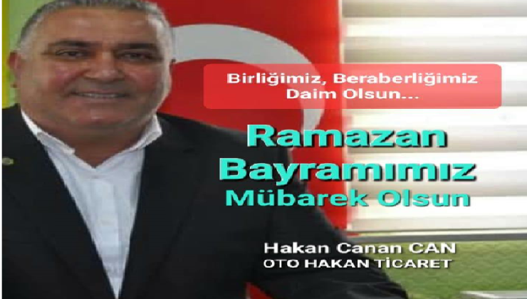 hakan canan can  bayram mesajı