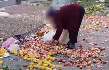 Mersin’de pazar dağıldı, yoksulluk ortaya çıktı